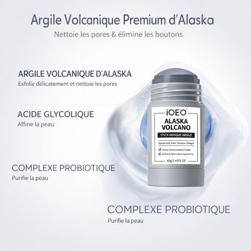 Masque Purifiant à l’Argile Volcanique d’Alaska