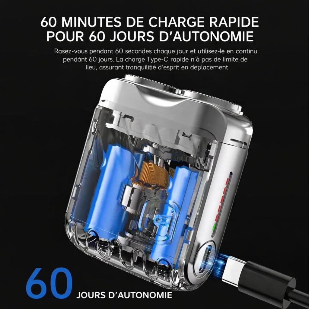 Mini Rasoir Électrique Portable