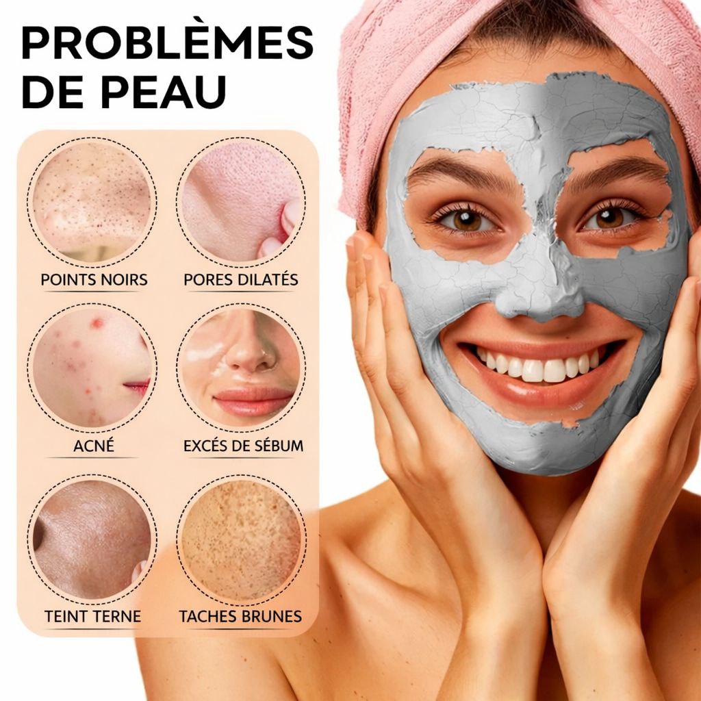 Masque Facial à l’Argile Volcanique d’Alaska