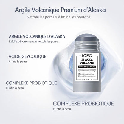 Masque Facial à l’Argile Volcanique d’Alaska