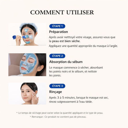 Masque Bleu Medicube | Anti-Imperfections & Anti-Boutons + Pinceau Offert
